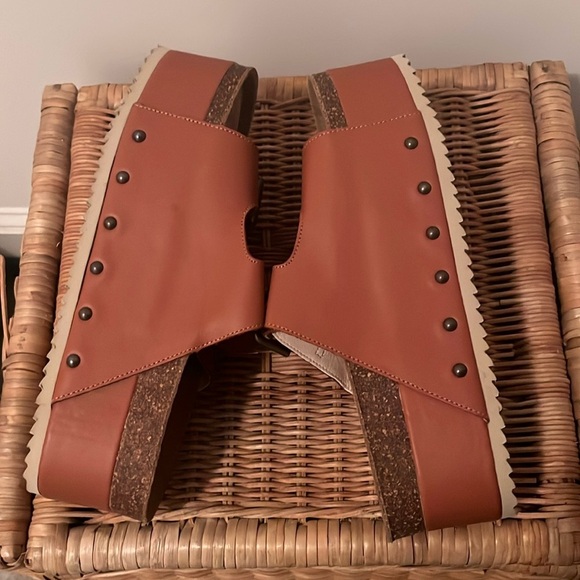 Free People x Intentionally Cooper-2 Platform Sandal size 9.5-10 NEW - Picture 11 of 14